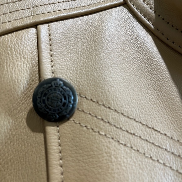 Nygard Camel Leather Jacket 6/8 - Picture 7 of 7